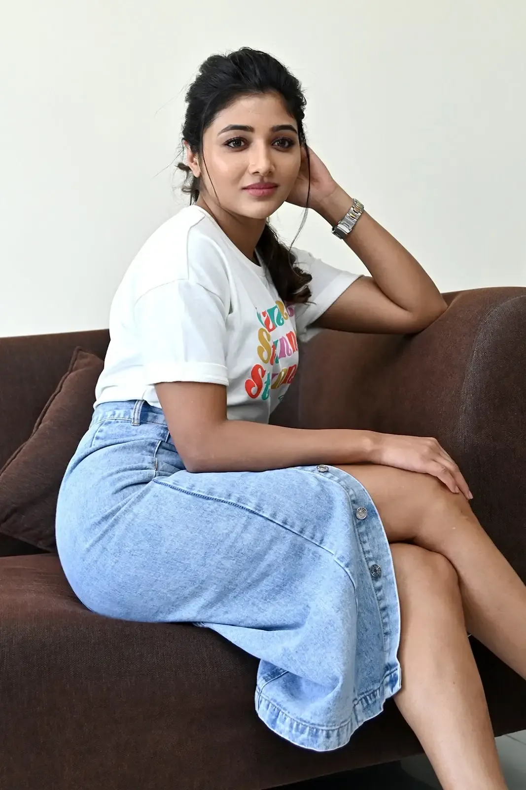 INDIAN ACTRESS MIRNA MENON PHOTO SHOOT IN WHITE TOP